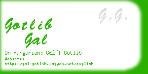 gotlib gal business card